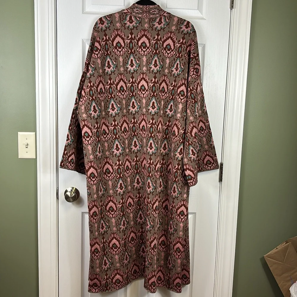 NWT Zara Special Edition Jacquard knit kimono jacket sz sm - Picture 12 of 13